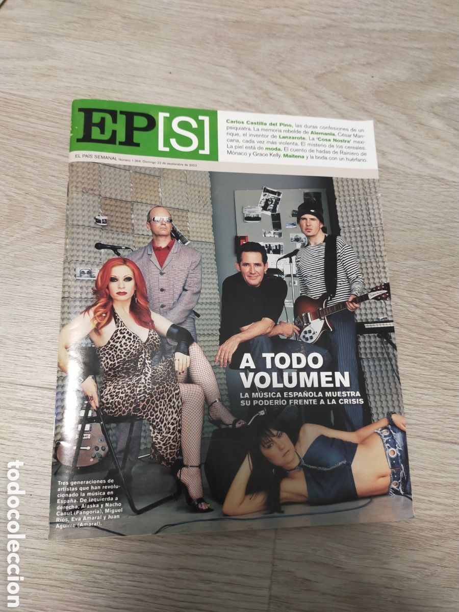 Revistas de m&uacute;sica: Revista el pais semanal septiembre 2002