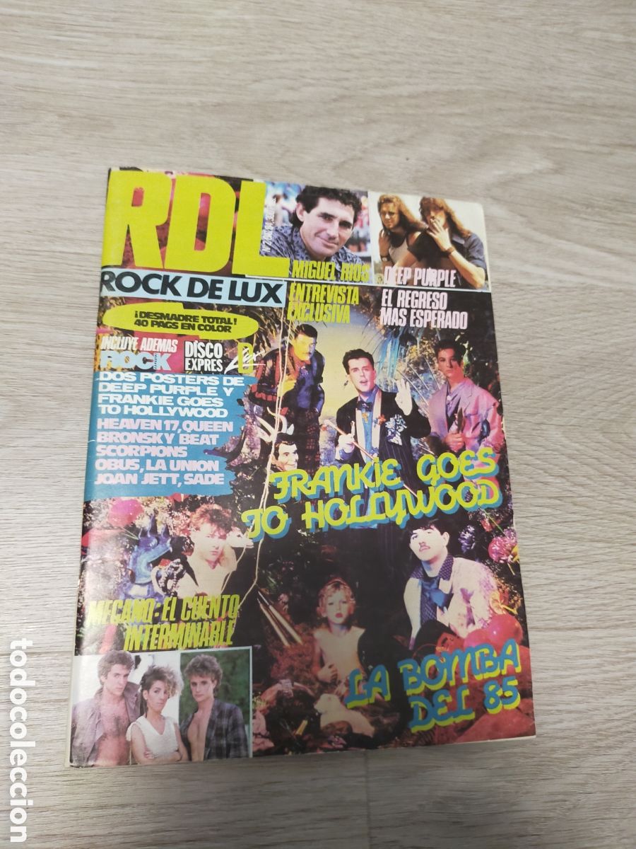 Revistas de m&uacute;sica: Revista rock de lux n&uacute;m. 2 diciembre 1984