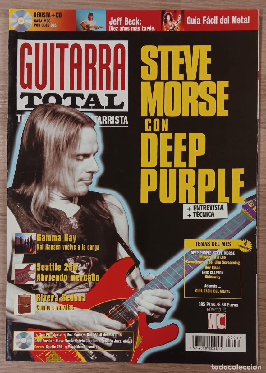 Revistas de m&uacute;sica: REVISTA GUITARRA TOTAL NUMERO 13 DEEP PURPLE STEVE MORSE ERIC CLAPTON GAMMA RAY