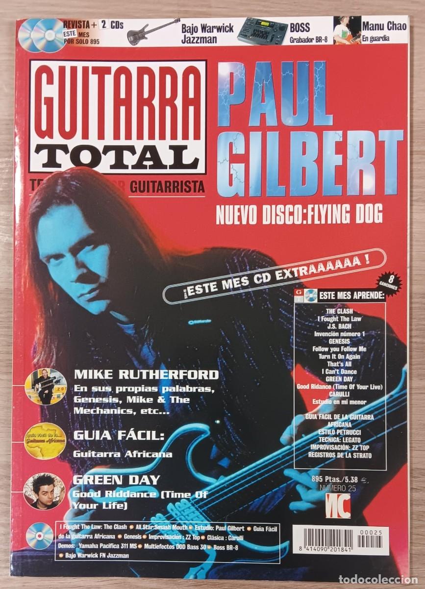 Revistas de m&uacute;sica: REVISTA GUITARRA TOTAL NUMERO 25 PAUL GILBER GAMMA RAY GREEN DAY THE CLASH
