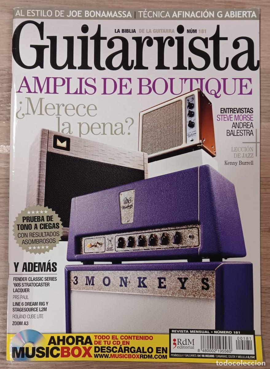 Revistas de m&uacute;sica: REVISTA GUITARRISTA NUMERO 181