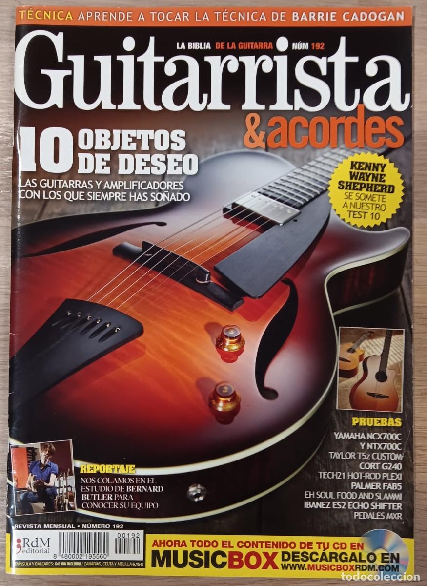 Revistas de m&uacute;sica: REVISTA GUITARRISTA NUMERO 192