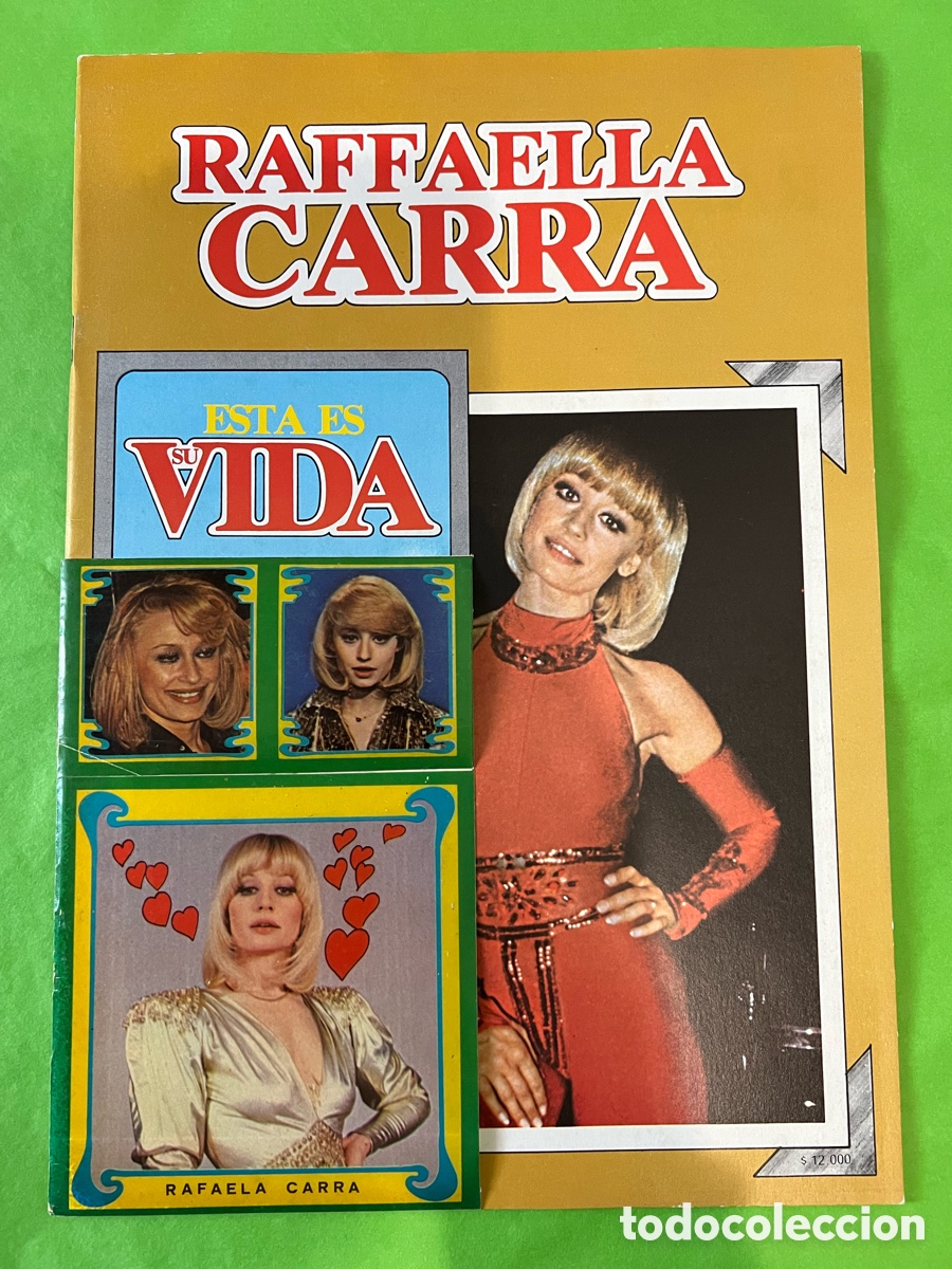 Magazines de musique: Revista de Raffaella Carr&agrave;. Esta es subida con p&oacute;ster y cromos muy buena
