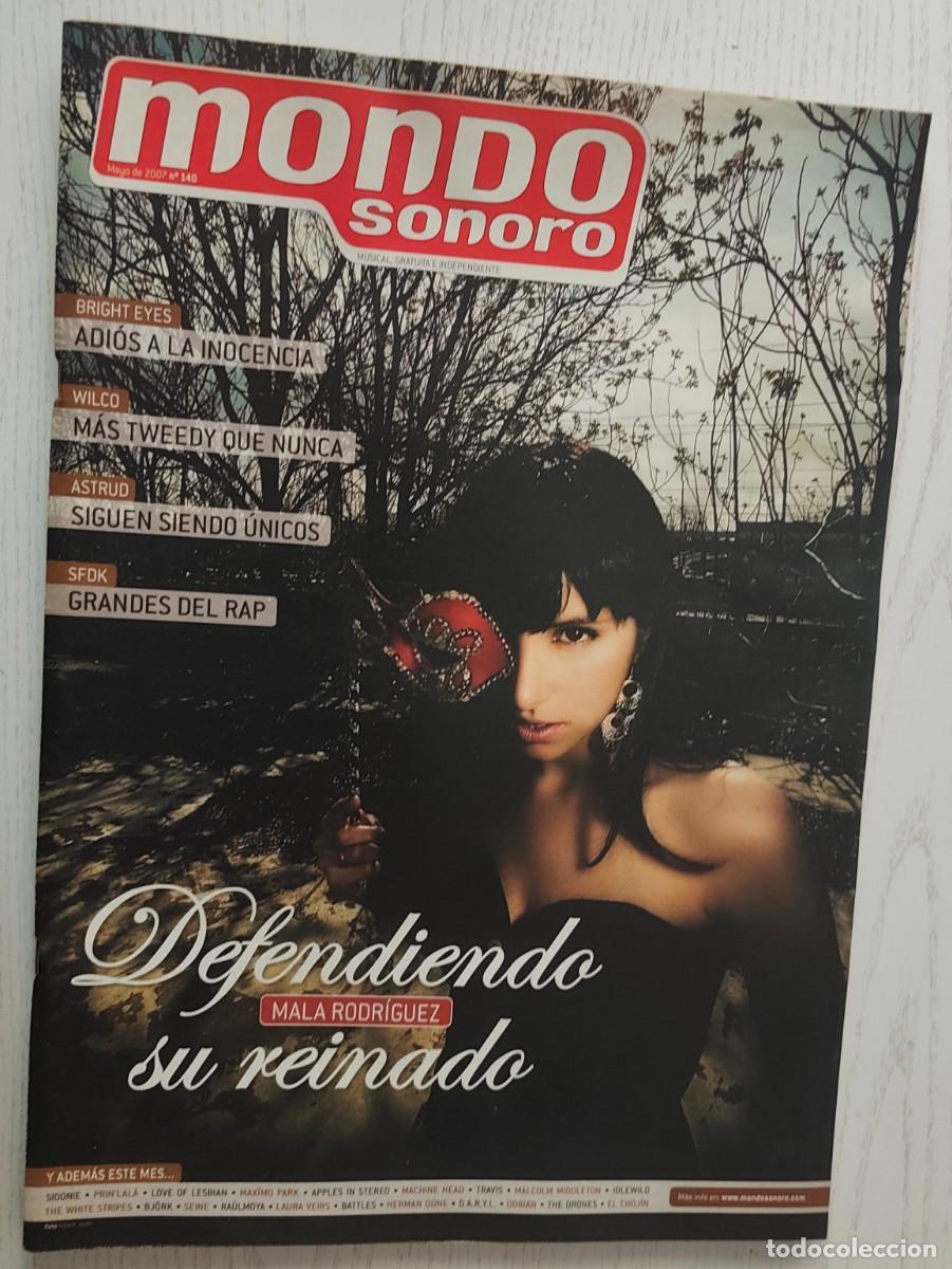 Revistas de m&uacute;sica: REVISTA MONDO SONORO N&ordm; 140 - Mayo, 2007 - SIDONIE / LOVE OF LESBIAN / MAX&Iuml;MO PARK / RA&Uuml;LMOYA / ...