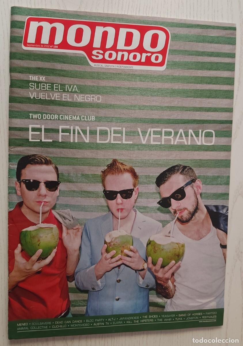 Revistas de m&uacute;sica: REVISTA MONDO SONORO N&ordm; 198 - SEPTIEMBRE, 2012 - Soulsavers / Meneo / Bloc Party / Napole&oacute;n Solo ...