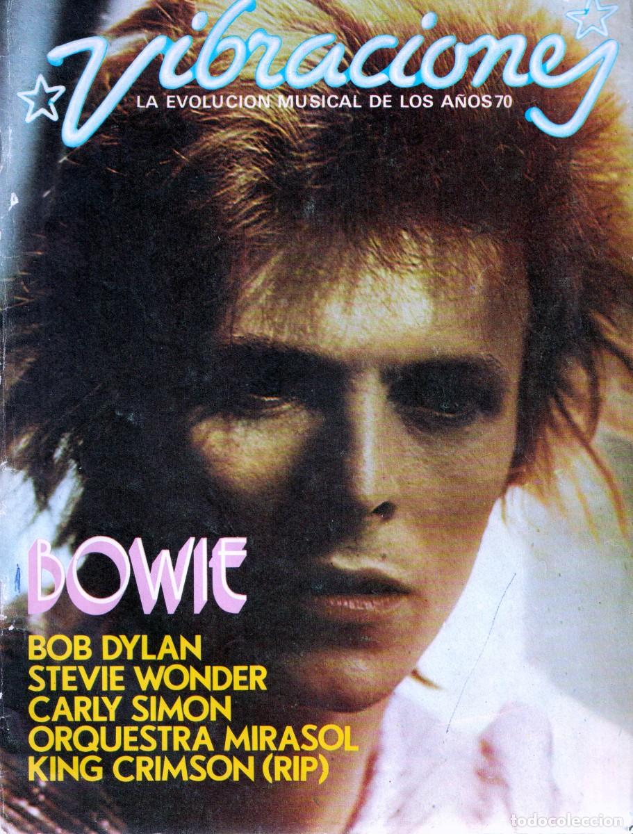 Revistas de m&uacute;sica: Revista Vibraciones Numero 3, 1974, David Bowie