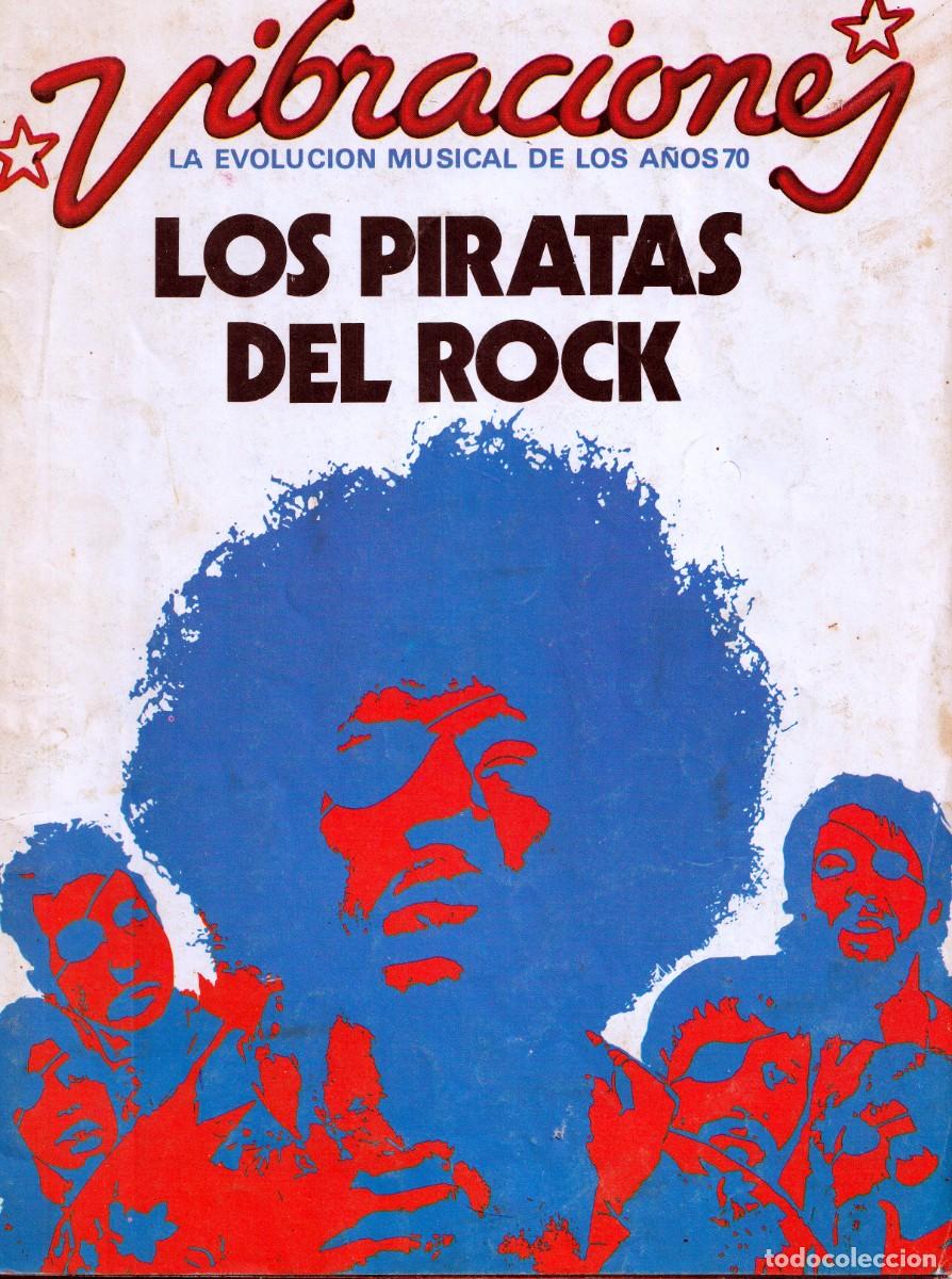 Revistas de m&uacute;sica: Revista Vibraciones Numero 9, 1975, Los piratas del rock