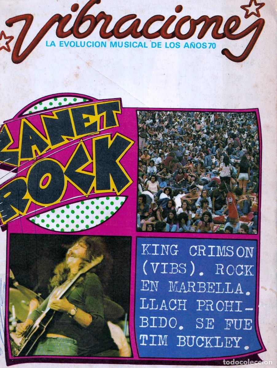 Revistas de m&uacute;sica: Revista Vibraciones Numero 12, 1975, Canet rock