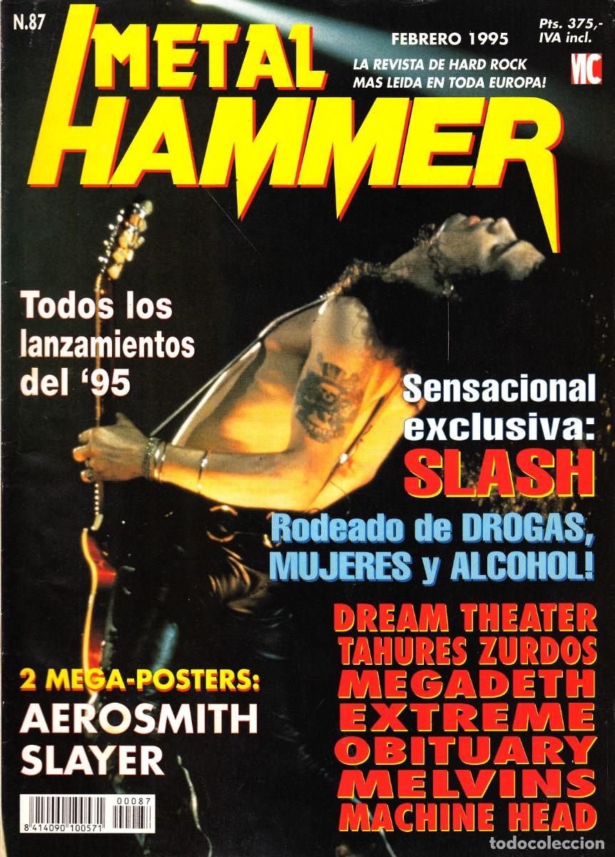 Revistas de m&uacute;sica: Revista Metal Hammer Numero 87 Slash