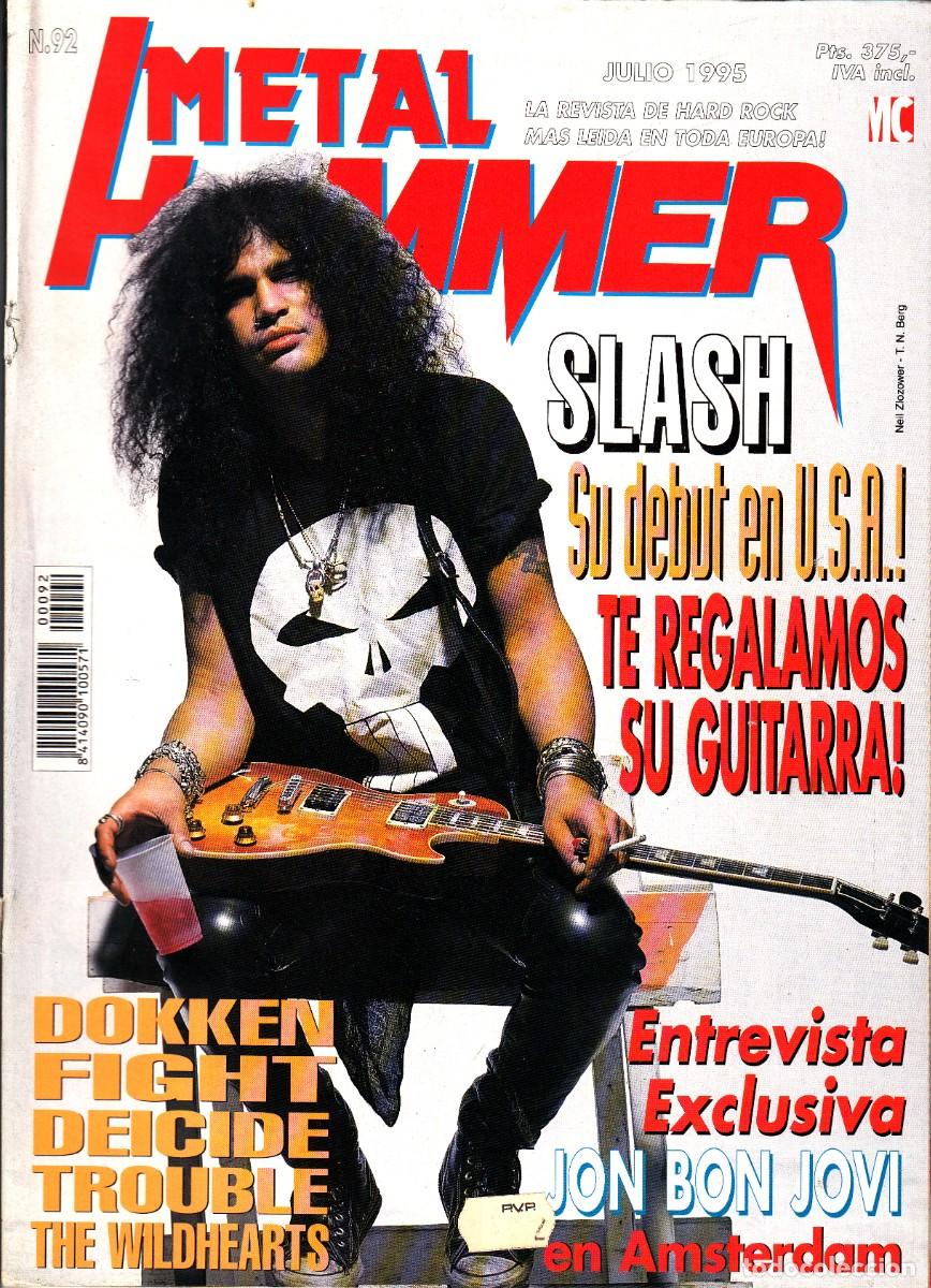 Revistas de m&uacute;sica: Revista Metal Hammer Numero 92 Slash