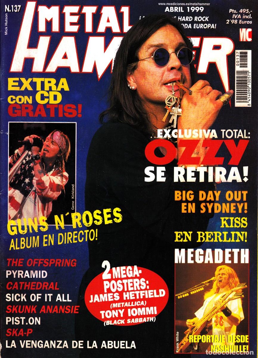 Revistas de m&uacute;sica: Revista Metal Hammer Numero 137 Ozzy Osbourne