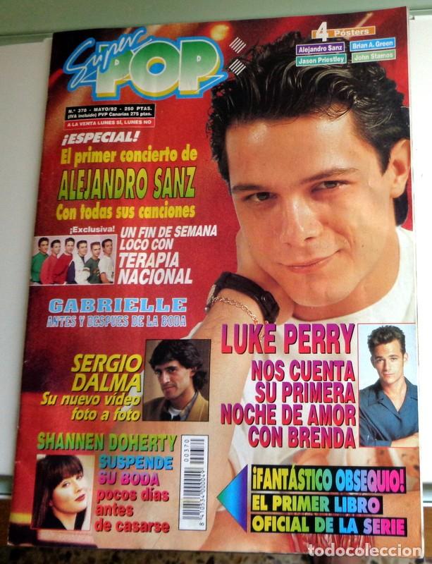 Revistas de m&uacute;sica: REVISTA SUPER POP N&ordm;370 Mayo 1992. P&Oacute;STERS. MADONNA TERAPIA NACIONAL ALEJANDRO SANZ MICHAEL JACKSON
