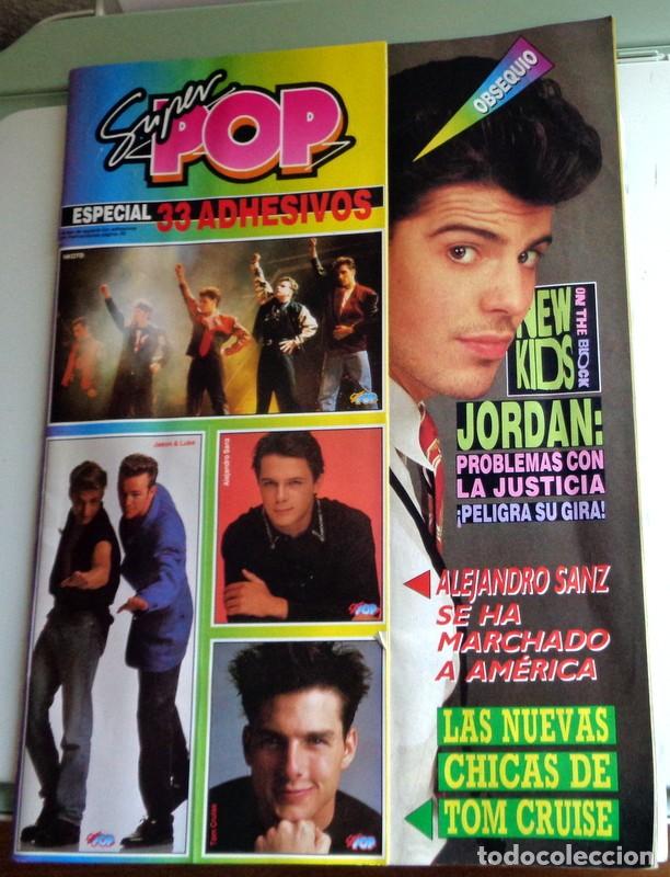 Revistas de m&uacute;sica: REVISTA SUPER POP N&ordm;357 Noviembre 1991 P&Oacute;STERS ESPECIAL 33 ADHESIVOS CROMOS. MADONNA JACKSON.DIFICIL