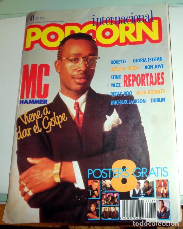 Revistas de m&uacute;sica: REVISTA POPCORN N&ordm;41 P&Oacute;STERS DEPECHE MODE A-HA. ROXETTE - DUBLIN - ANA TORROJA MECANO