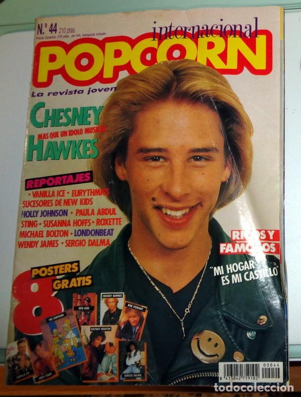 Revistas de m&uacute;sica: REVISTA POPCORN N&ordm;44 P&Oacute;STERS SIMPSONS VANILLA ICE - STING - EURYTHMICS - LONDOBEAT - ROXETTE