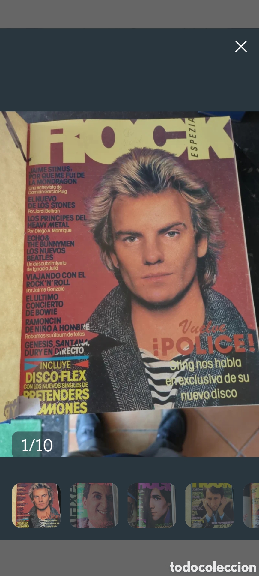 Revistas de m&uacute;sica: Revista rock especial