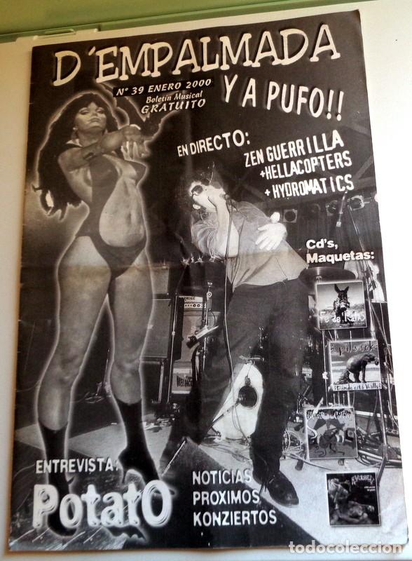 Revistas de m&uacute;sica: REVISTA FANZINE D'EMPALMADA Y A PUFO A&ntilde;o 2000. ZARAGOZA PUNK ANARQUIA. POLLA RECORDS POTATO REDSKIN