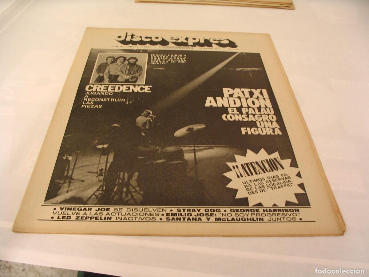 Revistas de m&uacute;sica: REVISTA DISCO EXPRES 267 de 1974 YES CREEDENCE clearwater Lucecita The Storm Caravan