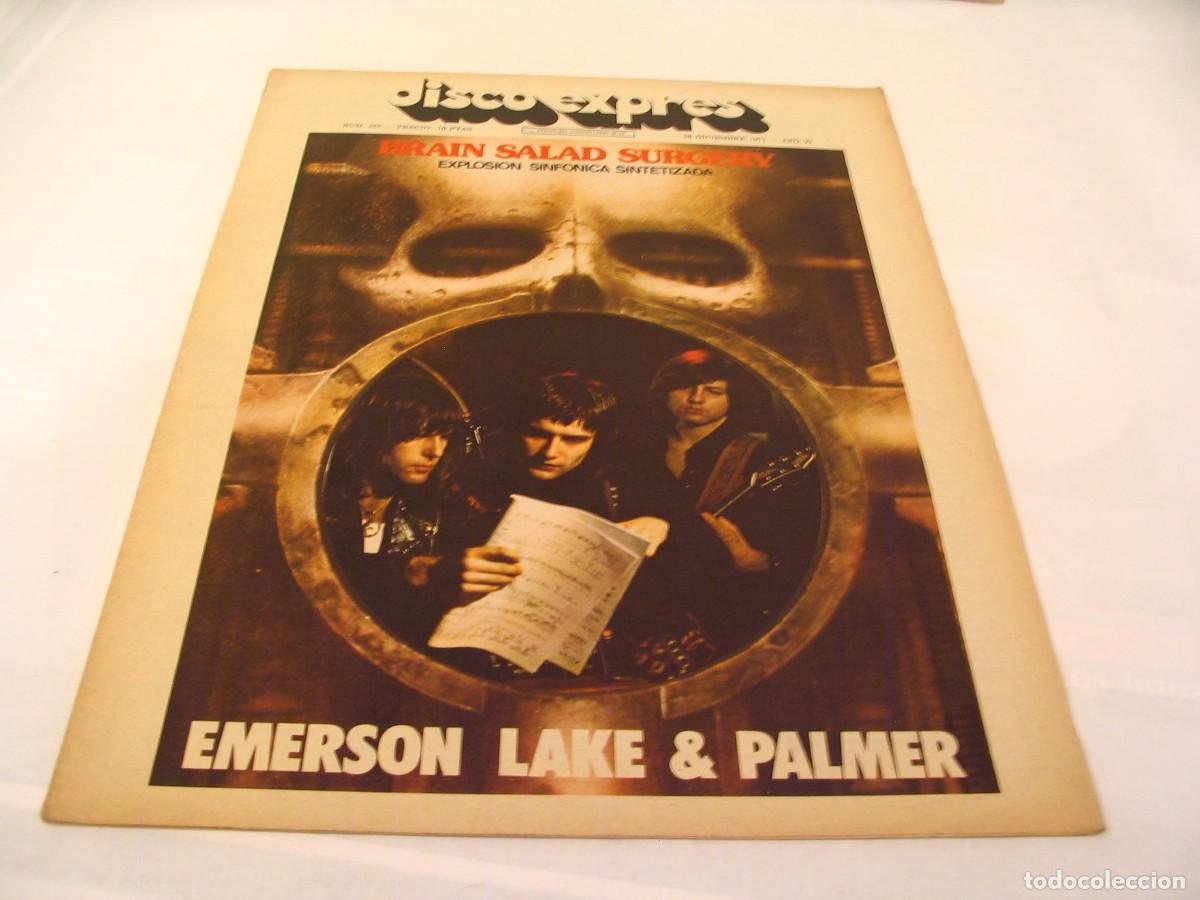 Revistas de m&uacute;sica: REVISTA DISCO EXPRES 255 de 1973 EMERSON LAKE PALMER RORY GALLAGHER Pink floyd