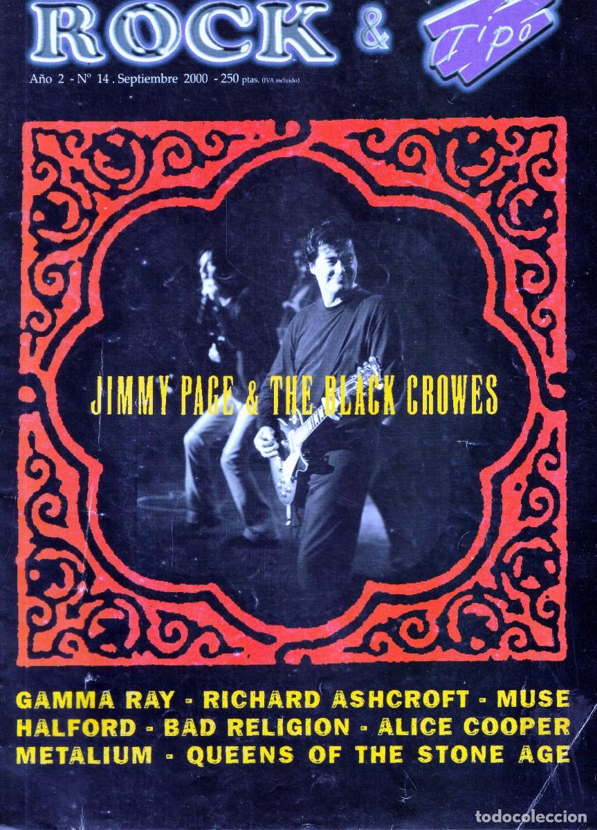 Revistas de m&uacute;sica: Revista Rock & Tipo Numero 14 Jimmy Page y Black Crowes