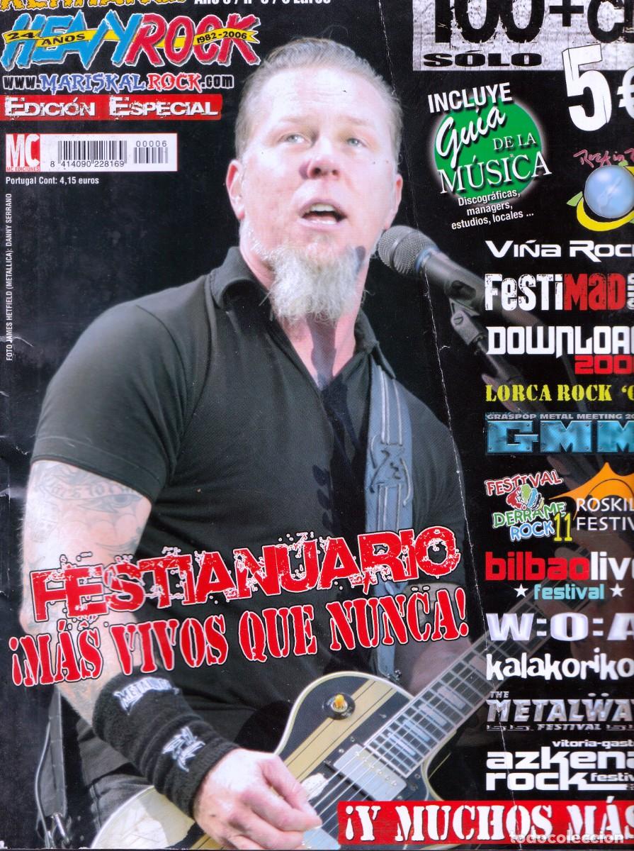 Revistas de m&uacute;sica: Revista Heavy Rock Kerrang Especial NUmero 6 Festianuario