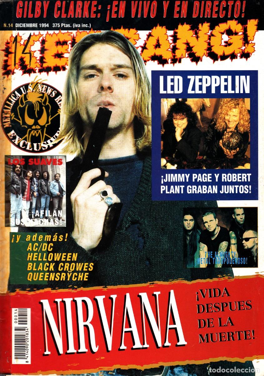 Revistas de m&uacute;sica: Revista Kerrang Numero 14 Nirvana