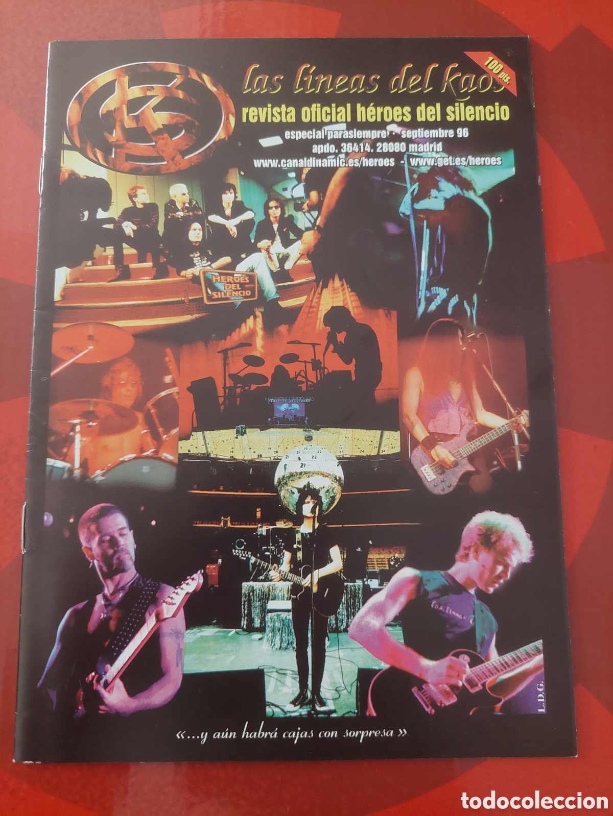 Revistas de m&uacute;sica: H&eacute;roes del Silencio. Fanzine Las l&iacute;neas del kaos. Especial Parasiempre. Septiembre 96