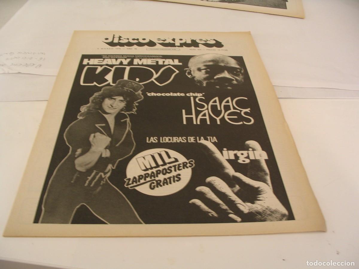 Revistas de m&uacute;sica: Revista DISCO EXPRES 365 de 1976 BOB DYLAN Heavy metal kids Isaac Hayes Charlie Daniels band Wigwam