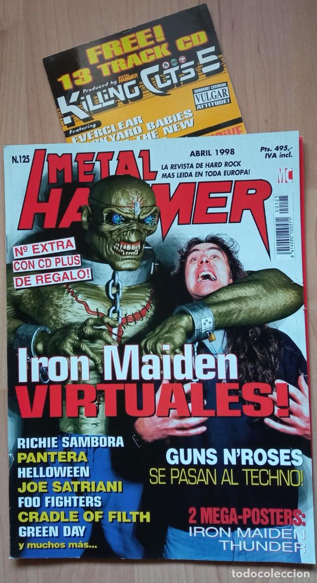 Music magazines: Metal Hammer n&ordm; 125 / Iron Maiden, Foo Fighters, cradle of filth, Helloween, Rage...