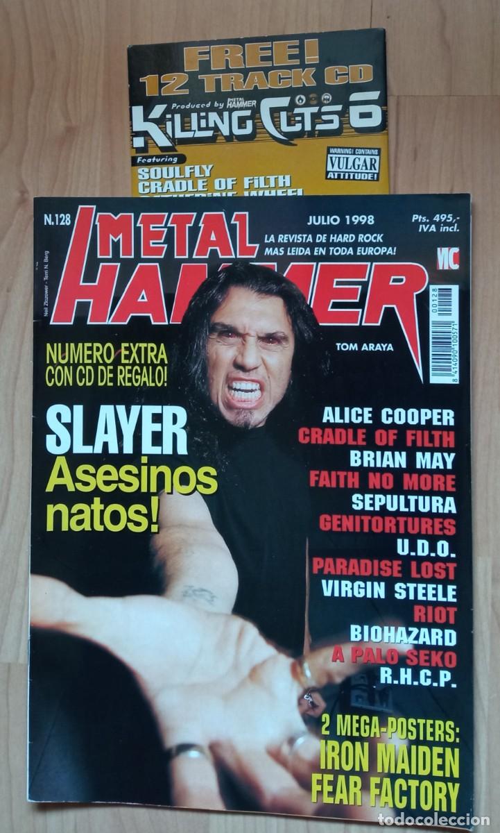 Revistas de m&uacute;sica: Metal Hammer n&ordm; 128 / Slayer, U.D.O., Brian May, A Palo Seko, Sepultura, Virgin Steele ...