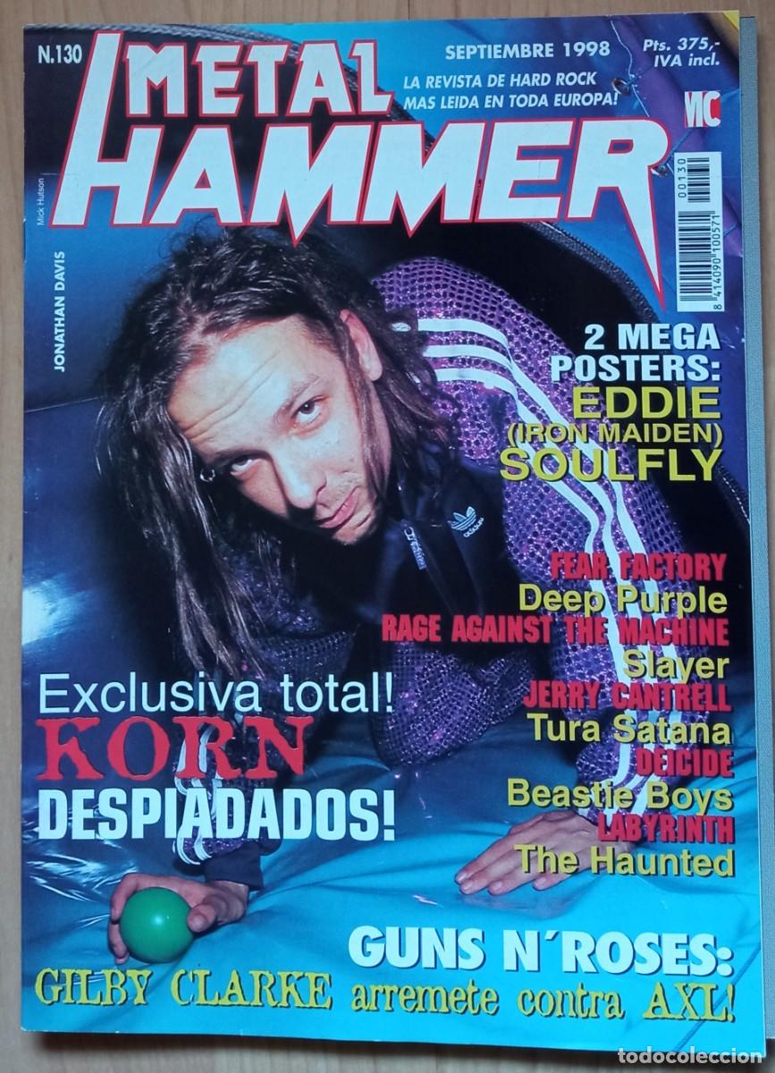 Revistas de m&uacute;sica: Metal Hammer n&ordm; 130 / Korn, Fear Factory, Deep Purple, Deicide, Beastie Boys, Labyrinth...