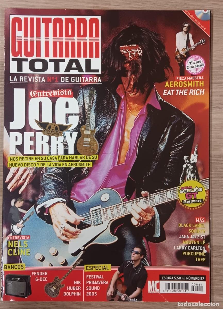 Revistas de m&uacute;sica: REVISTA GUITARRA TOTAL NUMERO 87 AEROSMITH JOE PERRY