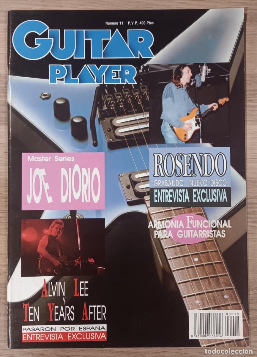 Revistas de m&uacute;sica: REVISTA GUITAR PLAYER MAGAZINE NUMERO 11 JOE DIORIO ALVIN LEE ROSENDO