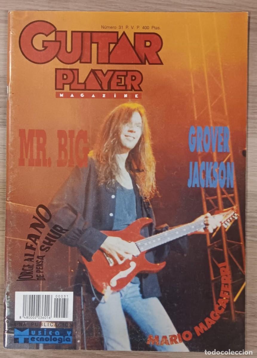 Revistas de m&uacute;sica: REVISTA GUITAR PLAYER MAGAZINE NUMERO 31 MR BIG GROVER JACKSON