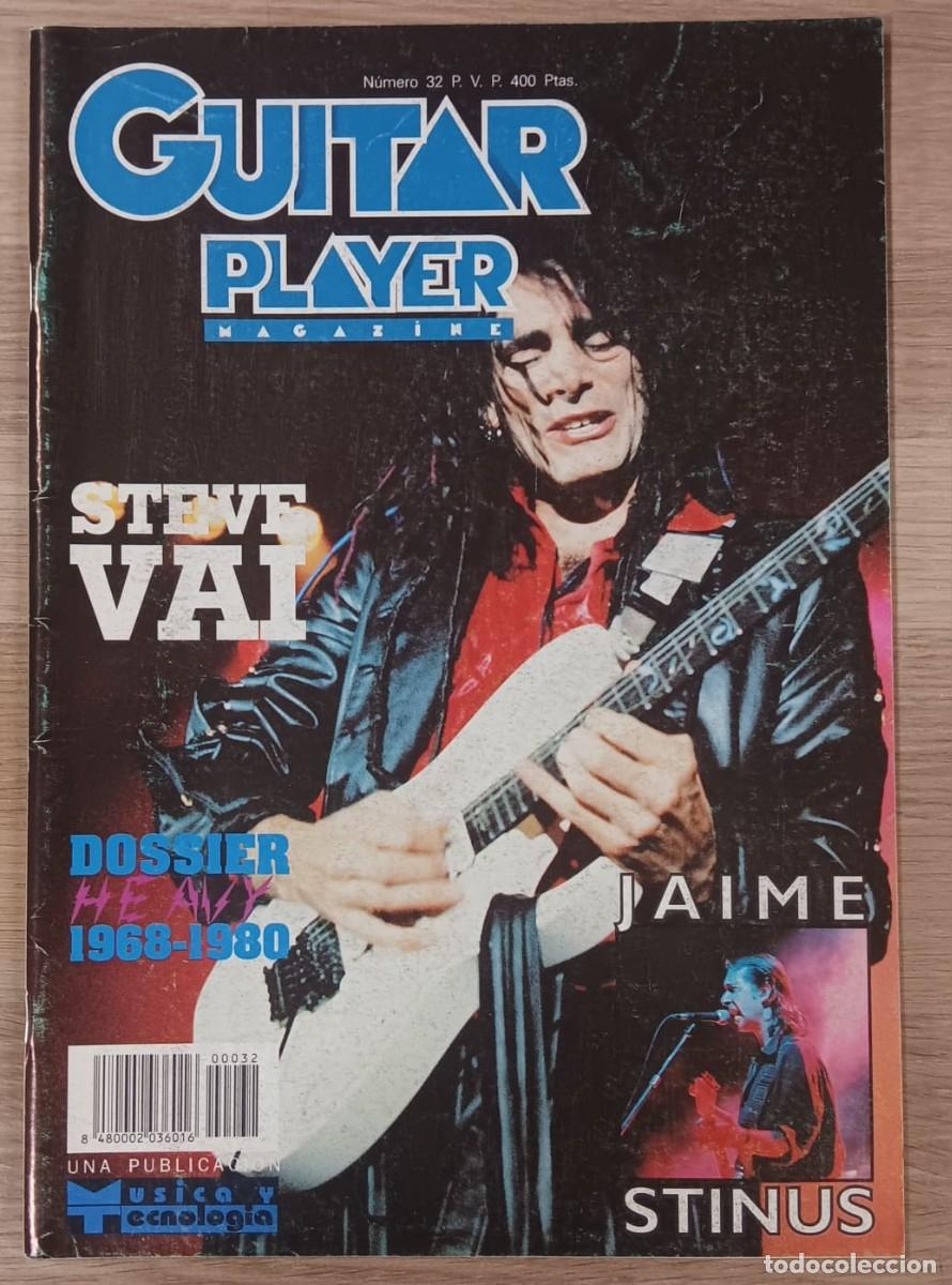 Revistas de m&uacute;sica: REVISTA GUITAR PLAYER MAGAZINE NUMERO 32 STEVE VAI DOSSIER HEAVY 1968/1980