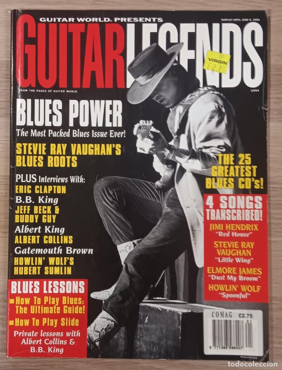 Revistas de m&uacute;sica: REVISTA GUITAR LEGENDS STEVIE RAY ERIC CLAPTON JEFF BECK JIMI HENDRIX
