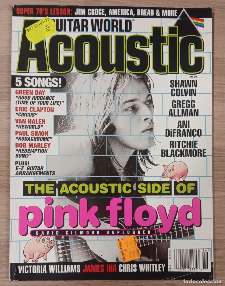 Revistas de m&uacute;sica: REVISTA GUITAR WORLD ACOUSTIC PINK FLOYD GREEN DAY ERIC CLAPTON VAN HALEN BOB MARLEY