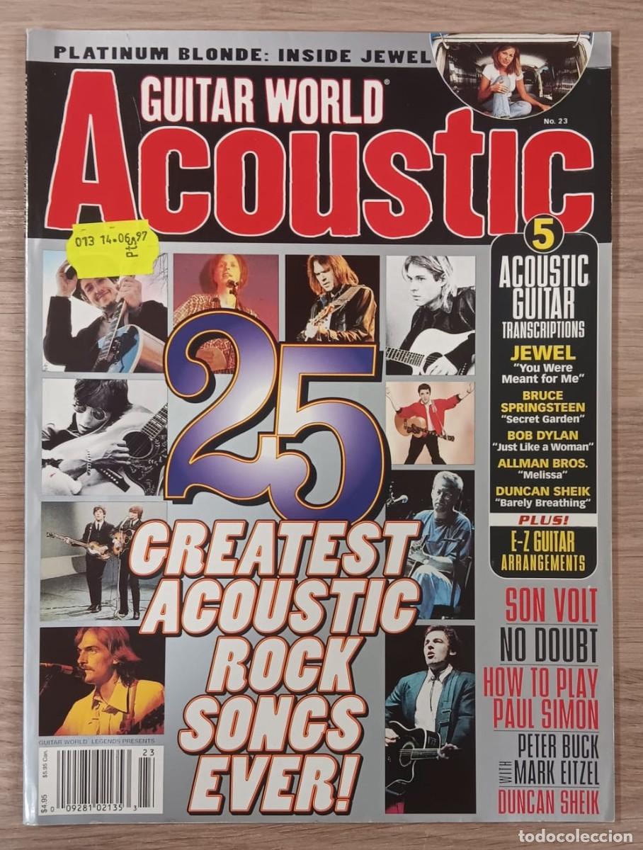 Revistas de m&uacute;sica: REVISTA GUITAR WORLD ACOUSTIC NIRVANA NEIL YOUNG ERIC CLAPTON ELVIS THE BEATLES