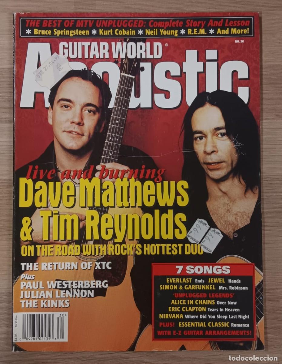 Revistas de m&uacute;sica: REVISTA GUITAR WORLD ACOUSTIC THE KINS ALICE IN CHAINS NIRVANA ERIC CLAPTON