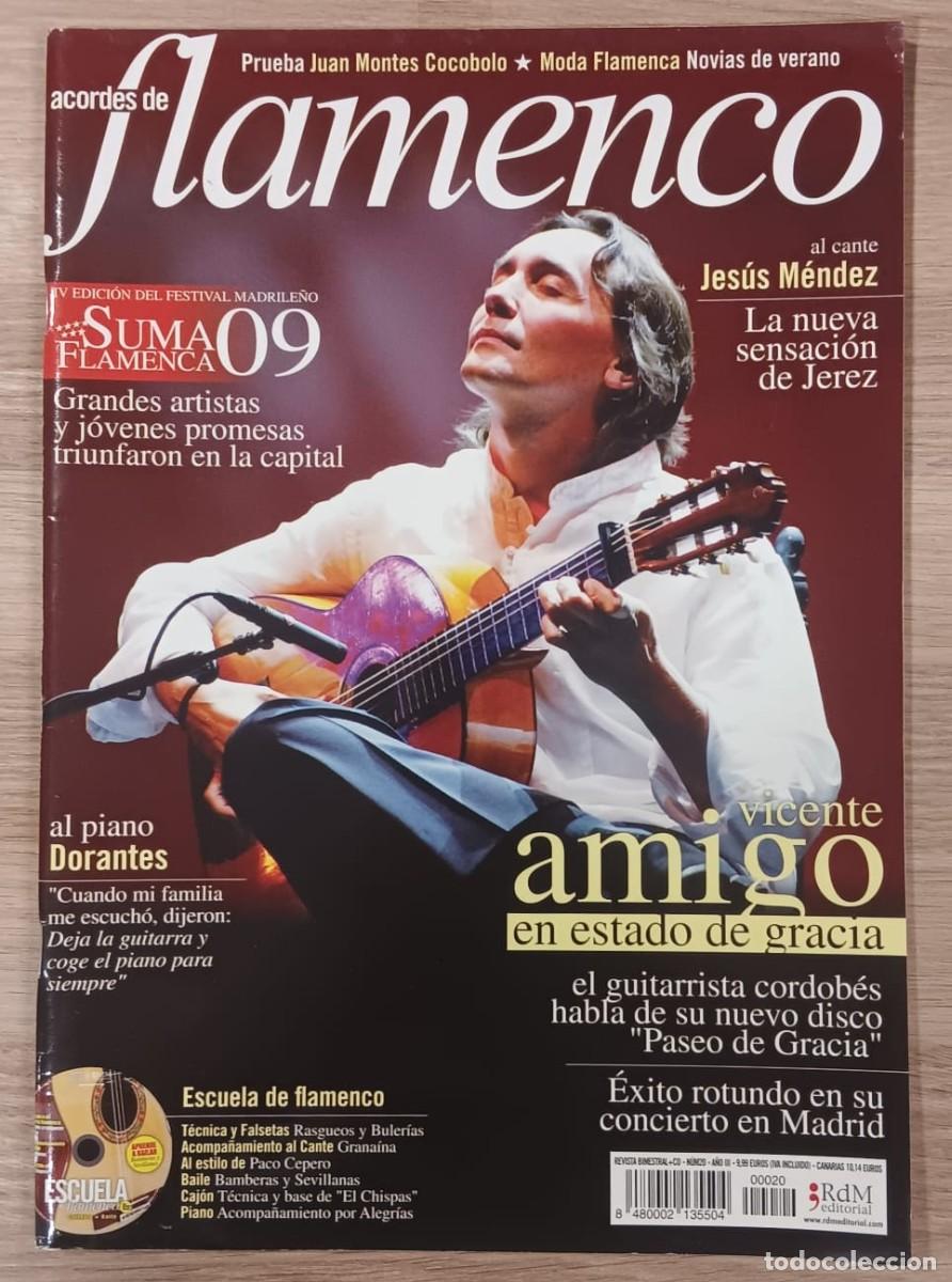 Revistas de m&uacute;sica: REVISTA FLAMENCO NUMERO 20 VICENTE AMIGO JESUS MENDEZ