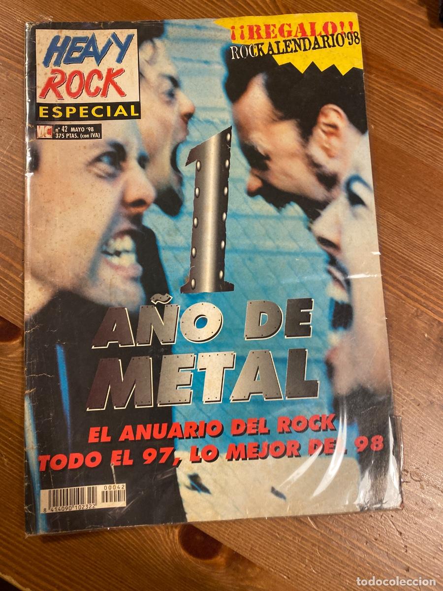 Revistas de m&uacute;sica: HEAVY ROCK ESPECIAL N&ordm; 42 MAYO 1998 . ANUARIO ROCK 1997 LO MEJOR DE 1998
