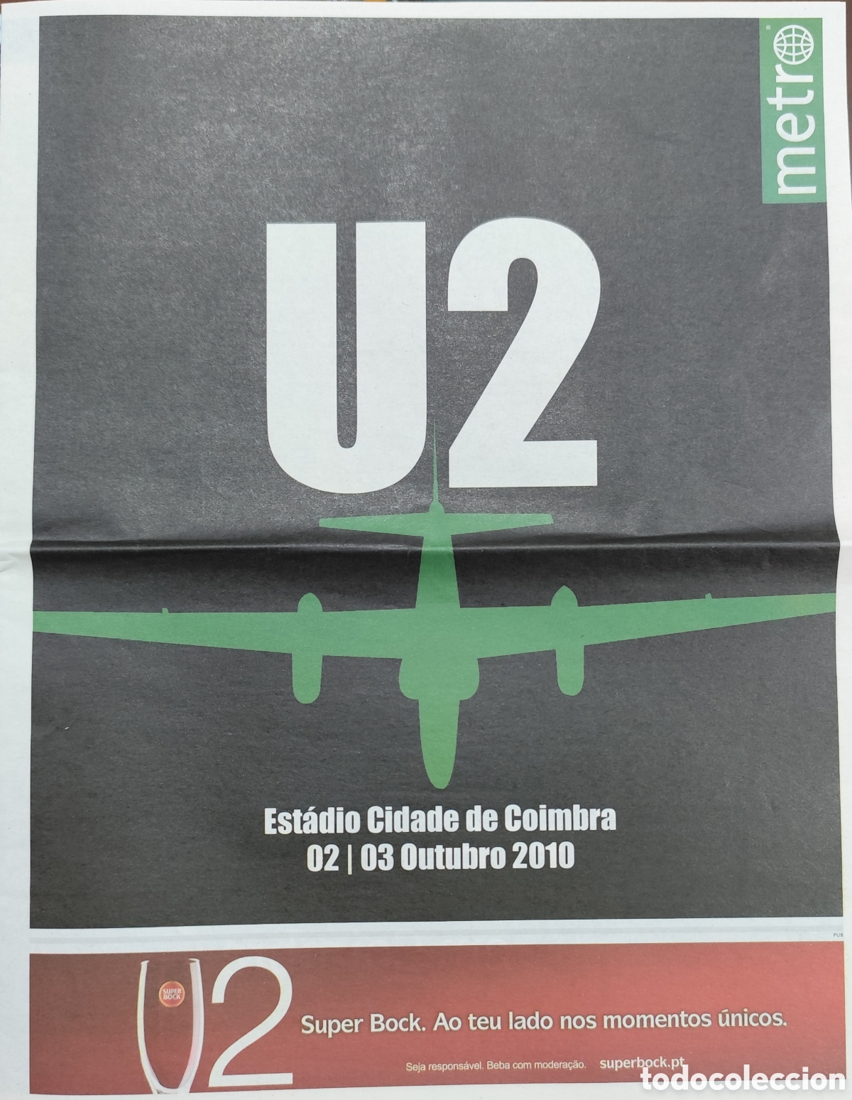 Revistas de m&uacute;sica: PERI&Oacute;DICO PORTUGU&Eacute;S METRO . ESPECIAL U2