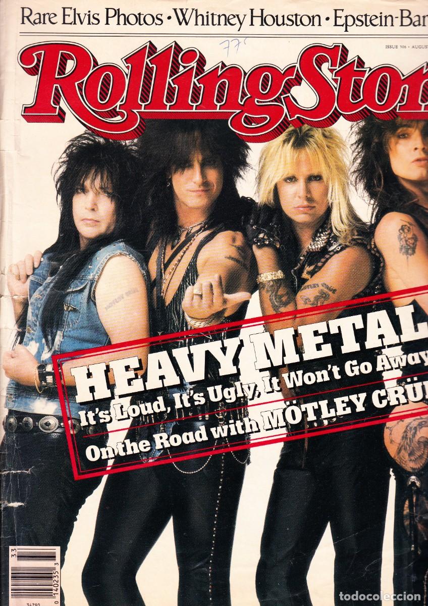 Revistas de m&uacute;sica: REVISTA ROLLING STONE. AUGUST 1987. HEAVY METAL.