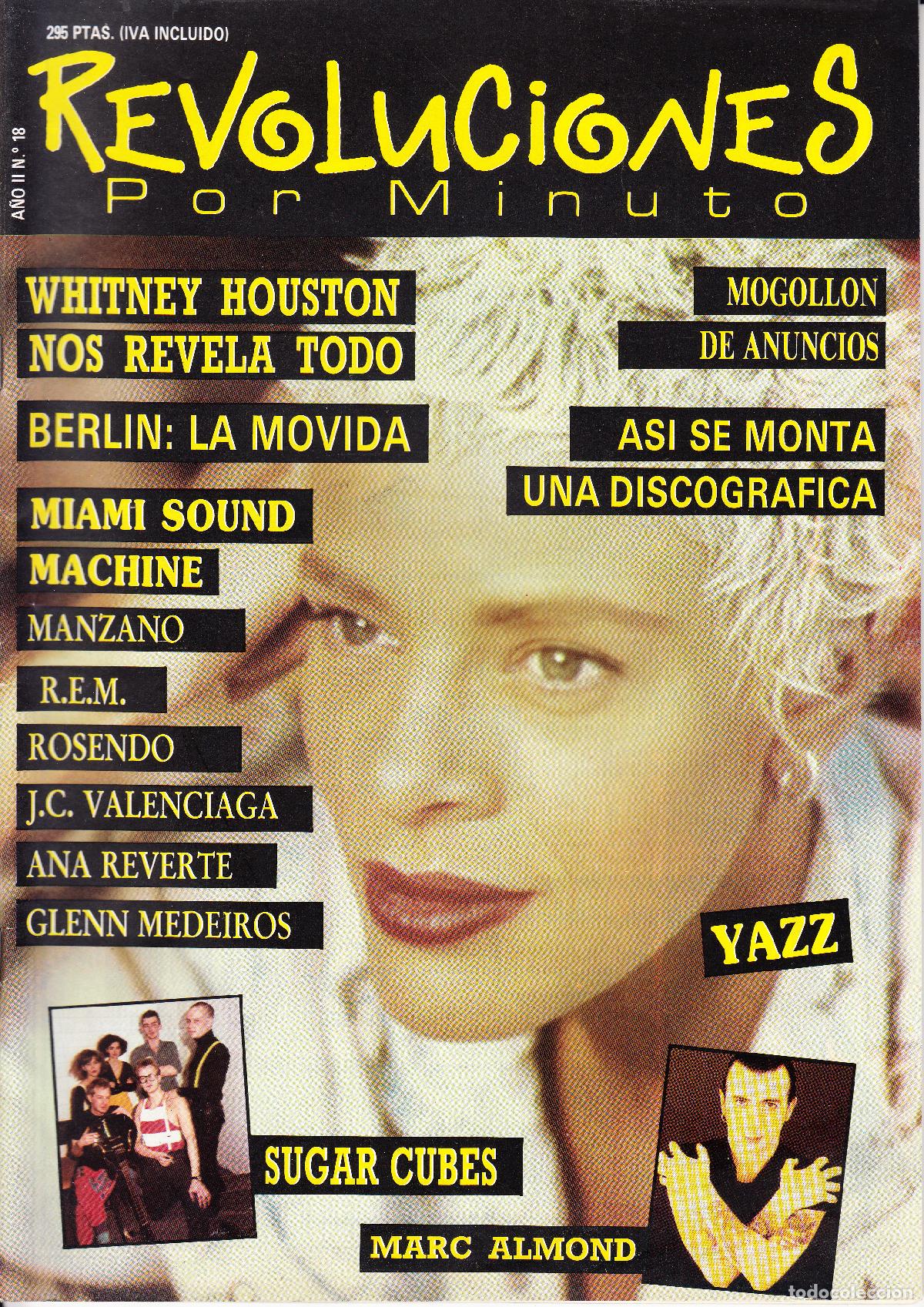 Revistas de m&uacute;sica: REVOLUCIONES POR MINUTO N&ordm; 18. WHITNEY HOUSTON, ROSENDO, R.E.M. ...