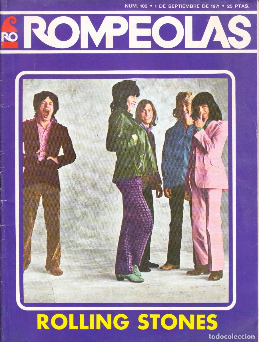 Revistas de m&uacute;sica: REVISTA ROMPEOLAS. ROLLING STONES, CONEXION, OSCAR LASPRILLA, MICKY...