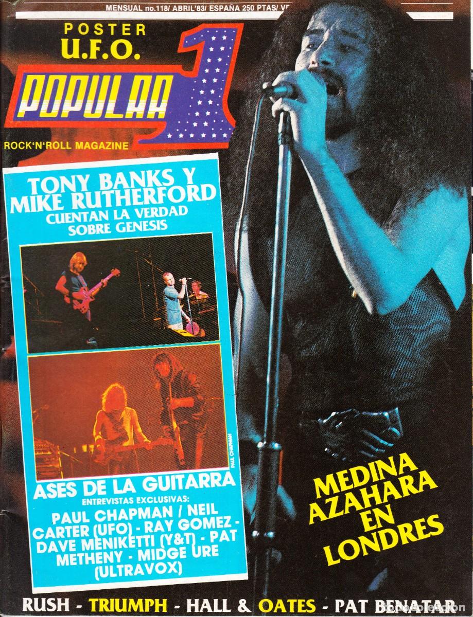Revistas de m&uacute;sica: POPULAR 1. N&ordm; 118. ABRIL 1983. POSTER INCLUIDO.