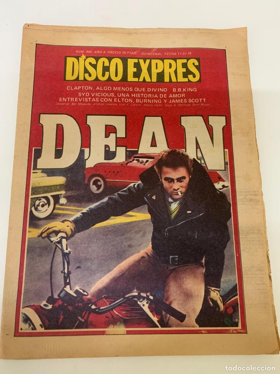 Revistas de m&uacute;sica: DISCO EXPRES. N&ordm; 490. Noviembre 1978.