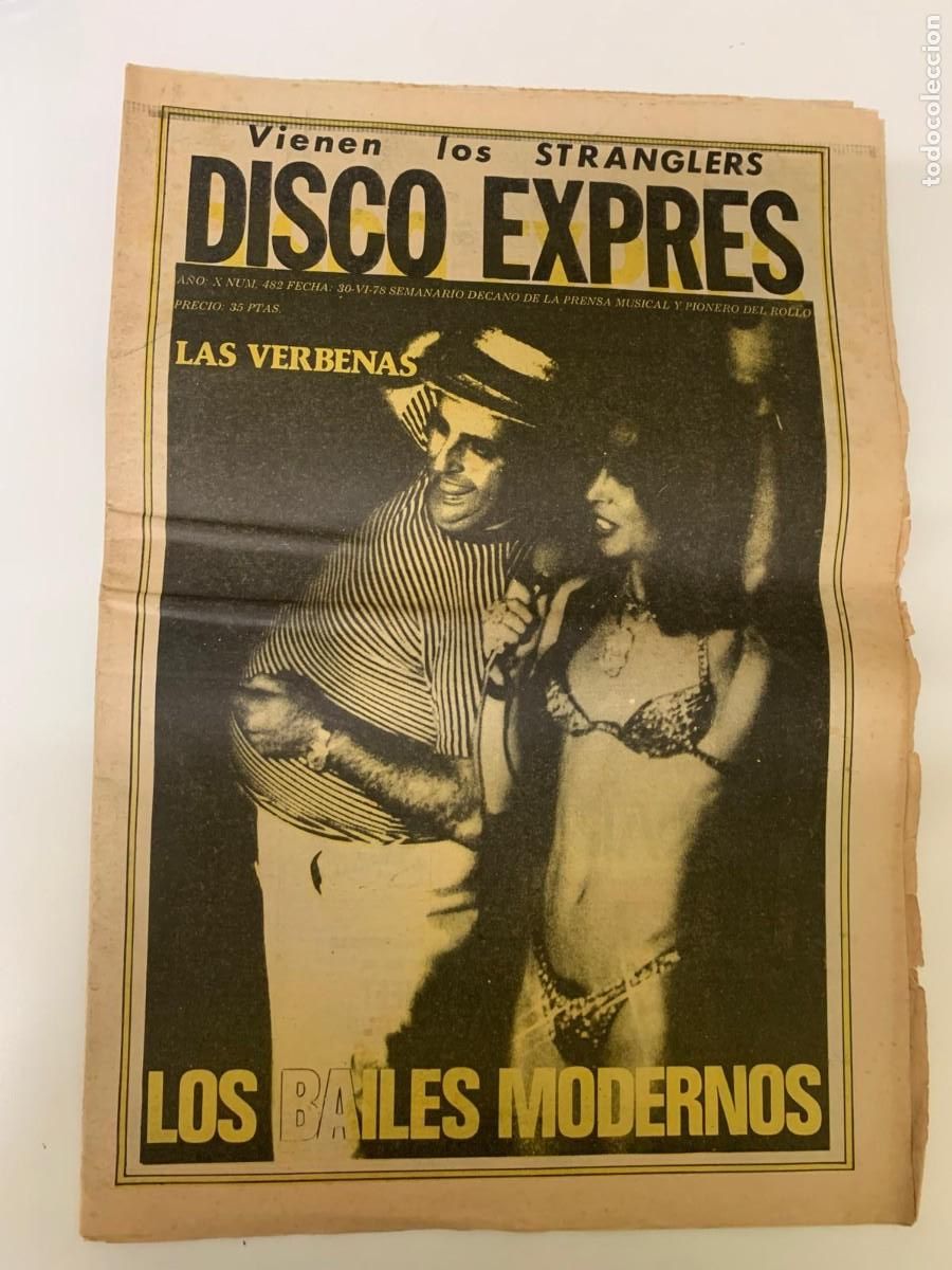 Revistas de m&uacute;sica: DISCO EXPRES. N&ordm; 482. &Uacute;LTIMA SEMANA DE JUNIO DE 1978.