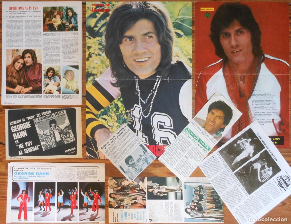 Revistas de m&uacute;sica: GEORGIE DANN lote prensa 1960s/70s posters fotos revista spain clippings francia cantante