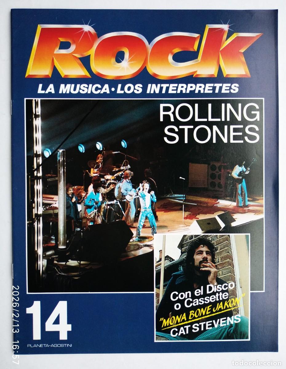 Revistas de m&uacute;sica: ROLLING STONES. FASC&Iacute;CULO DE ROCK. N&ordm; 14.